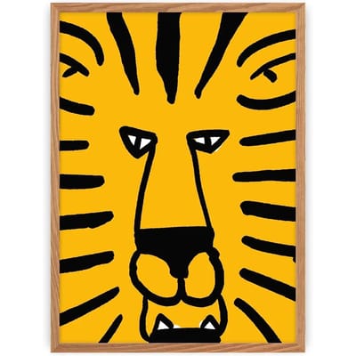 Foto van een tijger Yellow Tipi
