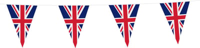 Vlaggenlijn Union Jack 10 Meter - Voetbal EK WK Landen Feest Versiering Decoratie