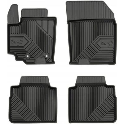 Frogum No.77 Automatenset - Geschikt voor Suzuki SX4 S-Cross (vanaf 2016) - 4-delig - Perfecte Pasvorm - TPE Rubber - Hoge Rand 4cm - Geurloos - Zwart