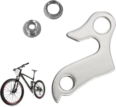 Derailleurpoot Fiets - Fietsderailleur Achterderailleur - Fietsreparatie - Aluminiumlegering - Standaard maat - Zilver