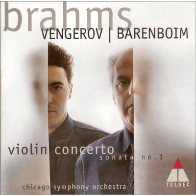 CD JOHANNES BRAHMS  MAXIM VENGEROV    Vioolconcert  Sonate nr. 3 0630171442 Teldec 1999 Duitsland Klassiek Gebruikt
