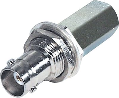 BNC (v) twist-on inbouwconnector voor RG58 kabel - 50 Ohm / recht