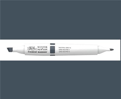 Winsor & Newton Pigment Marker Neutral Grey 6 0202/148