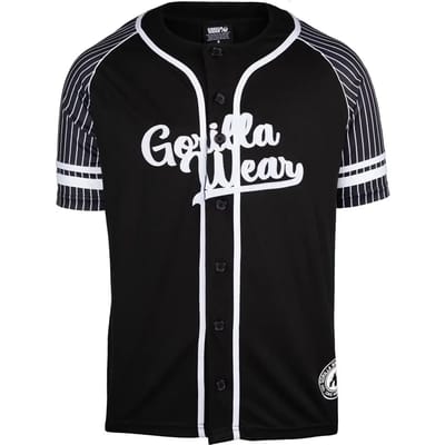 Gorilla Wear 82 Baseball Jersey - Zwart - S