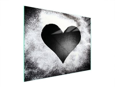 TMK ArtDeko - Snijplank - Glas - 52x40 cm - Hartvormig