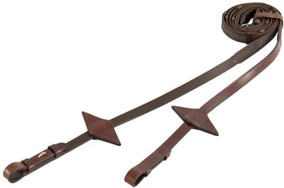 Riemen voor paard met rubberen antislipband BR Equitation