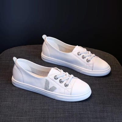 Echt Lederen Sneakers Dames Platform Casual Wandelschoenen Vrouwelijk Wit Instap Flats Schoenen Schapenvacht Gevulkaniseerde Schoenen 9 gray