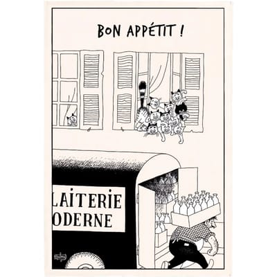 Theedoek Winkler Dubout Bon appétit