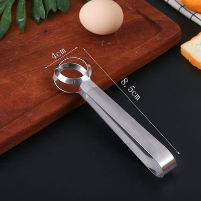 Pince à œufs créative en acier inoxydable, outils de cuisine, pince à œufs, Gadgets de cuisine 1 pièce argenté
