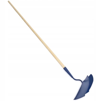 KADAX Huider, aardappelhokker van metaal, handploeg met 168 cm lange steel, hoopploeg voor tuin, accessoires voor het verzamelen van aarde, aardappelen, groenten (breedte: 28,5 cm)