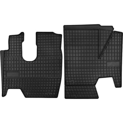 Wielganizator SolidPRO - Autovloermatten - Zwart - Mercedes Atego 1 1995-2005 - Op maat gemaakt