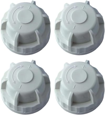 Radiator Klep Doppen - Thermostatische Covers - Verwarming Systeem - Handmatige Controle - M30 X 1.5 - Wit