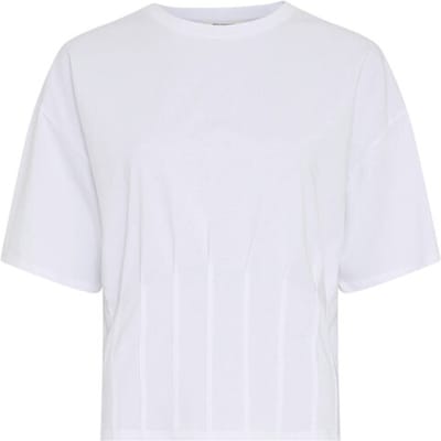 MSCH Copenhagen Mschkadance Tee Tops & T-shirts Dames - Shirt - Wit - Maat XS