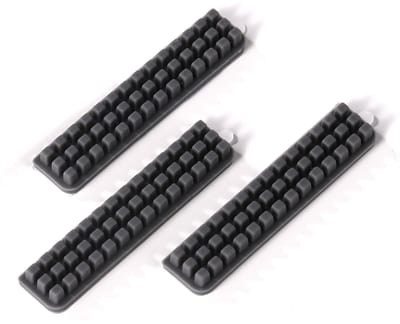 Dailygoods- Mondstukborstel - 3x Siliconen - Reinigingsgereedschap - Compatibel met BambuLab A1 Mini - Grijs - 2,8 x 0,6 cm - Reinigingsborstel