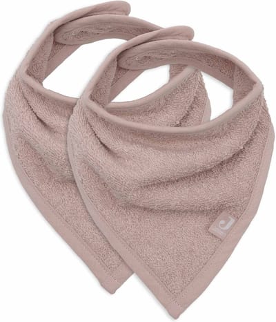 Jollein - Slab Bandana - Katoen - Slabbetjes Baby - 2 Stuks - Wild Rose - 2 Stuks