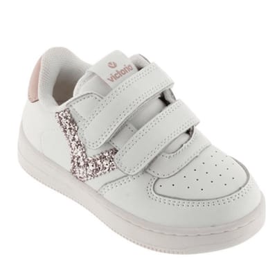 Victoria Meisjes Sneaker Wit/nude | Maat: 31