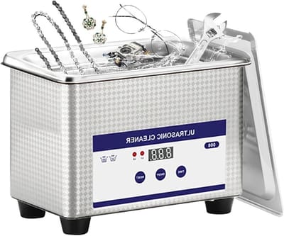 Ultrasone Reiniger - Schoonmaakapparaat - Sieraden Reinigen - Krachtig 40 kHz - 700-900ml - Zilver