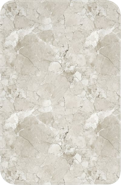 WC mat 40x60 cm - Antislip - Marmer - Grijs - Aders - Toiletmat - Vloermat - Douchemat - Toilet tapijt - Toiletmatten
