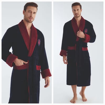 Heren Badjas Otto / Donker Blauw / L/XL