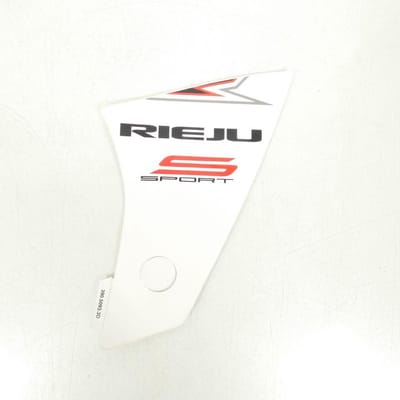 Autocollant stickers blanc rouge d'écope droite origine pour moto Rieju Neuf