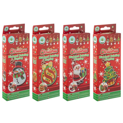 Grafix Make your own Diamond Painting Keychain Christmas - assorted