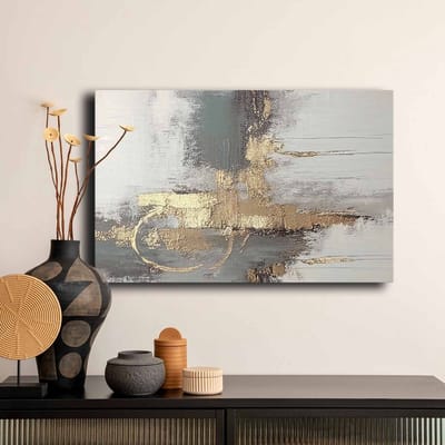 Asir - Decoratief schilderij op canvas - Veelkleurig - 100% canvas (dikte: 2,8 mm) - 46 x 3,3 x 71 cm