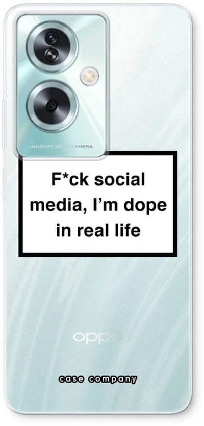 Case Company® - Hoesje geschikt voor Oppo A79 hoesje - I'm dope - Soft Cover Telefoonhoesje - Bescherming aan alle Kanten en Schermrand