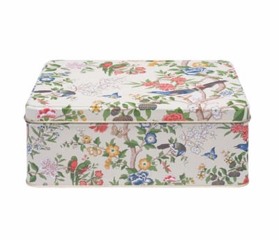Sanderson - Bewaarblik Chinoiserie Hall- Rechthoek - Blik - 19,5 x 15,4 x 7,5 cm