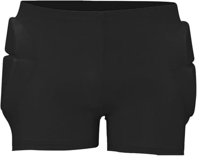 Gevoerde korte fietsbroek met heupbescherming voor skateboarden en extreme sporten