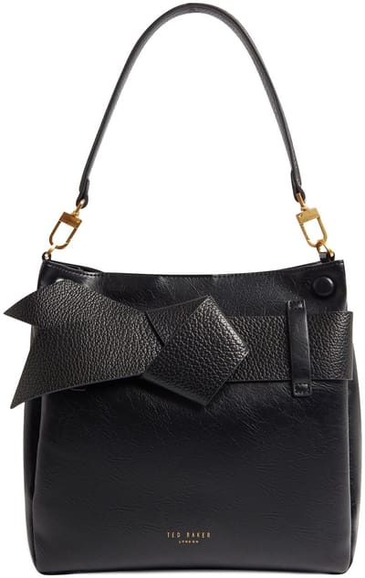 Ted Baker schoudertas Ssonia Knot Bow Shoulder Bag Black zwart