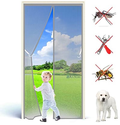 Magnetische Hordeur 295 x 205 cm - Anti-Muggen Gaas Voor Deur