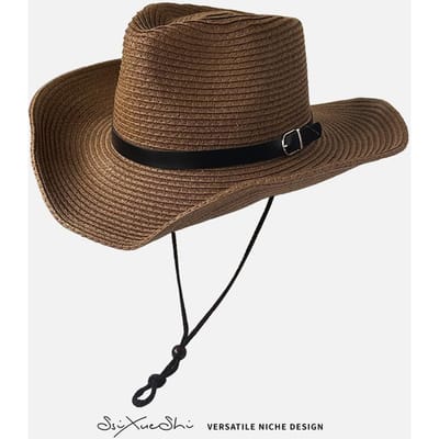 Grote Maat XXXL 62cm Reizen Panama Jazz Strooien Hoed Mannen Zonnehoeden Dames Zomer Brede Rand UV UPF 50+ Panama Fedora Opvouwbare Strandhoed 58cm koffie