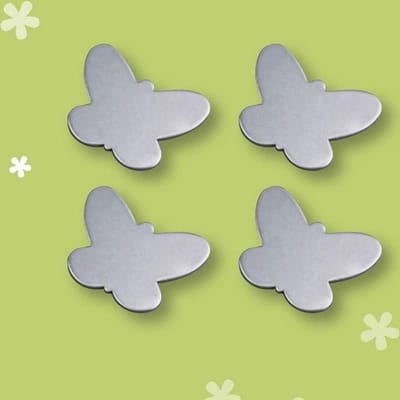 1x Tafelmagneetjes - Vlinder - Tafelkleed gewichtjes - Tafelkleedklem - Magneet - Set van 4 stuks
