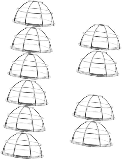 Detector Draad Bescherming - Sensor Cover - Veiligheid Verhoging - Roestvrij Staal - 10 Stuks - Zilverkleurig