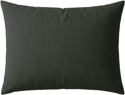 Zelesta Deluxe Katoen Mousseline Kussensloop Set Van 2 - Groen 60x70cm