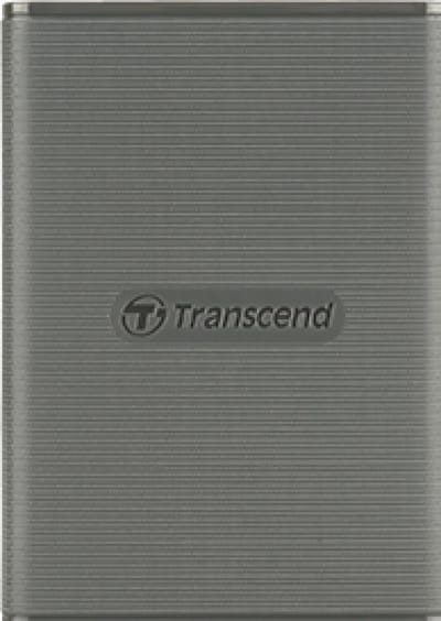 Transcend ESD360C - SSD - 4TB - extern (draagbaar) - USB 3.2 Gen 2x2 (USB-C aansluiting) - 256-bits AES - grijs