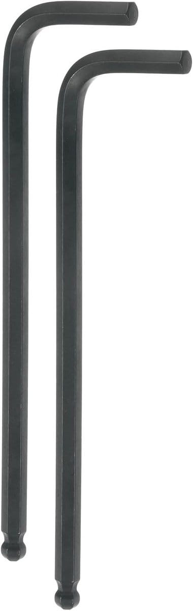 Set van 2 Ball Head Inbussleutels 6mm - Lange Arm Inbussleutel van Chroom Vanadium Staal voor Thuisreparaties en Klussen