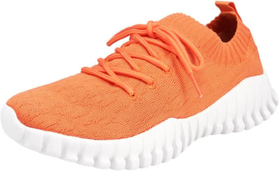 Bernie Mev BM101 Gravity - Damesschoenen Sneaker - Oranje