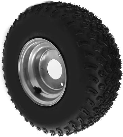 15 x 6 Inch Banden met As voor ATV, UTV en Go-Kart - Zware Duurzame Banden voor Offroad Gebruik