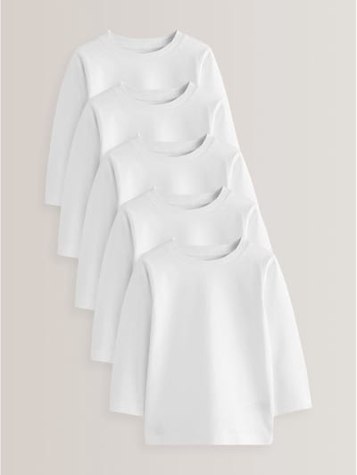 Next - Jongens - T-shirts met lange mouwen - Wit