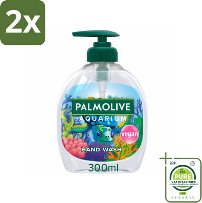 Palmolive Handzeep Aquarium 300 ml - Voordeelverpakking - 2 stuks - Handzeep - Natuurlijke ingrediënten