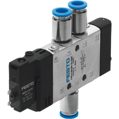 Festo 5/2 Monostabiele Lucht Magneetventiel QS-8 680L/Min - 196912