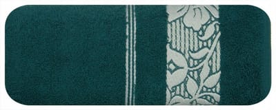Turquoise badhanddoek 50x90 cm, 500 g/m², zacht katoen