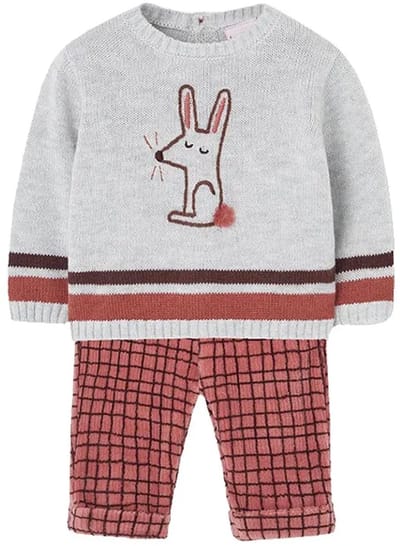 Boboli Knit Set Grijs 12 Months Jongens
