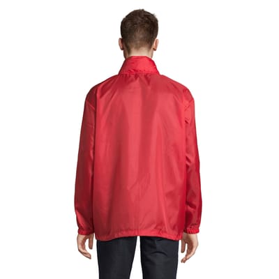 SOLS Unisex windjack met shift voor volwassenen (Rood)
