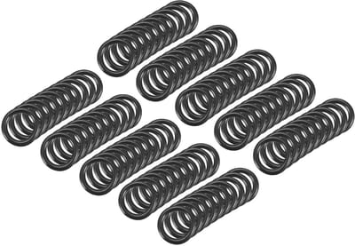 Nitrilrubber O-ringen 9mm x 6mm x 1.5mm - 100 Stuks Ronde Afsluitringen voor Waterkranen, Loodgieterswerk en Reparaties, Zwart