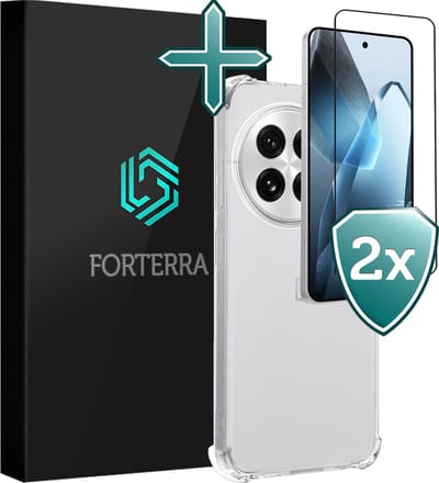 Hoesje Met Screenprotector - 2 stuks - Geschikt voor OnePlus 13 - Sterk & Shockproof - Back Cover - Siliconen Case - Telefoon Hoes - Shock Proof - Transparant