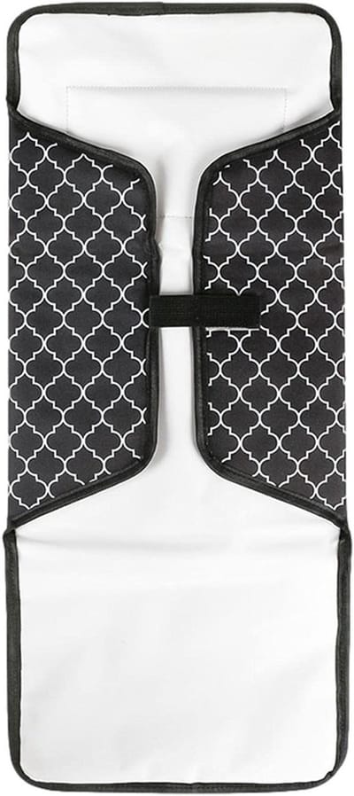 Draagbare Aankleedmat - Aankleedkussen Baby - Baby Versonen - Kussendesign Hoofdje - 51 x 64 cm - Blauw