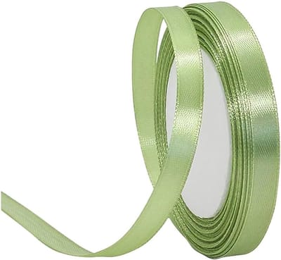 Satin Lint voor Cadeaus, Haarbanden en Decoratie - 10mm x 90m Groen voor Bruiloften, Feestdagen en Ambachten