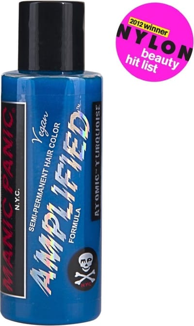 Manic Panic Amplified Atomic Turquoise - langhoudende veganistische haarkleuring Haarkleuring Unisex 118 ml